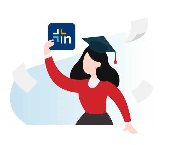 Jovem advogado com o produto Integra